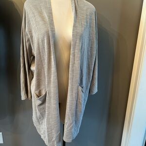 Donni. open ribbed cardigan
